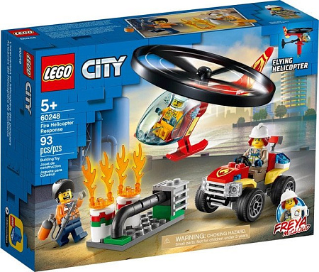 Конструктор LEGO City 60248 Пожарный спасательный вертолет