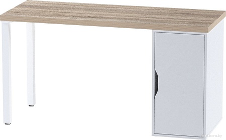 Mebelain Ингар 2/DV/T (дуб беленый/белый)