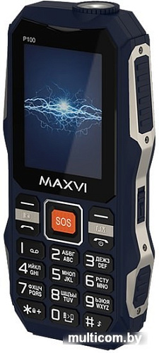 Мобильный телефон Maxvi P100 (синий)
