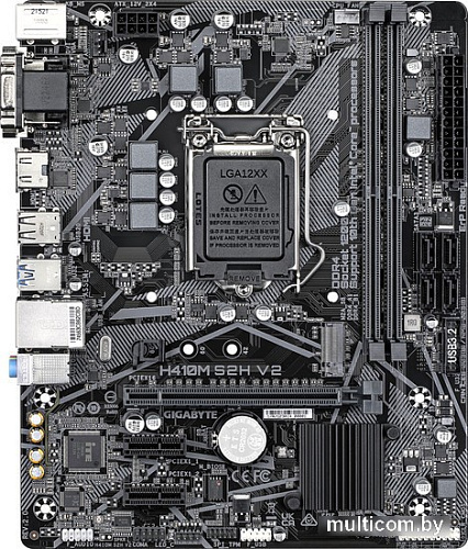 Материнская плата Gigabyte H410M S2H V2 (rev. 2.0)
