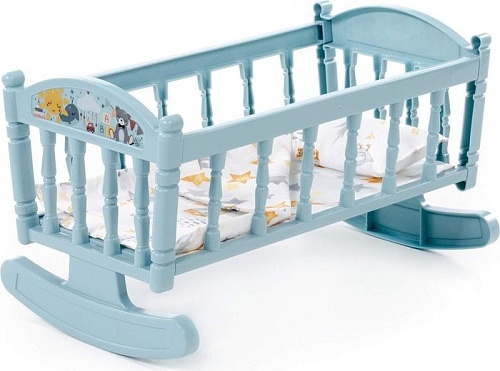 Кроватка для кукол Полесье Кроватка-качалка №4 54446