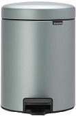 Brabantia Pedal Bin NewIcon 5 л (мятный металлик)