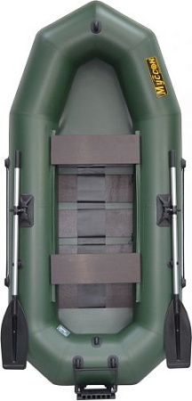 Моторно-гребная лодка Муссон R-260 PC TP (зеленый)