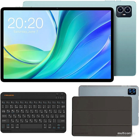 Планшет Teclast M50 6GB/128GB LTE (бирюзовый, с чехлом и клавиатурой)
