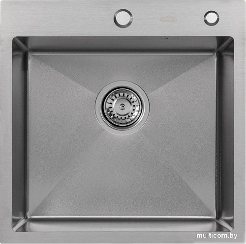 Кухонная мойка ARFEKA Eco AR 500*500 Satin Decor Volcanic Rock