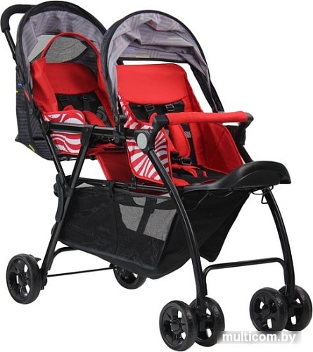 Коляска прогулочная «книга» Farfello Vivid Plus VP-705 (красный)