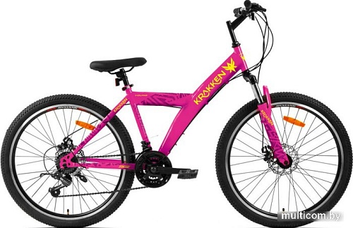 Велосипед Krakken Young 26 2023 (розовый)