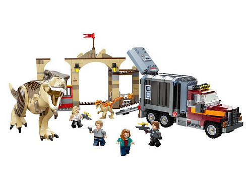Конструктор LEGO Jurassic World 76948 Побег атроцираптора и тираннозавра
