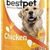 Консервированный корм для собак Bestpet с курицей в соусе 400 г