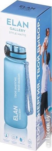 Бутылка для воды Elan Gallery Style Matte 1л 280183 (голубая пастель)