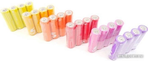 Батарейка ZMI ZI5 Rainbow AA 24 шт. AA524 Colors