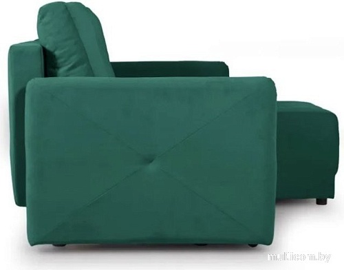 Угловой диван Mio Tesoro Скай 343 угловой (зеленый 892)