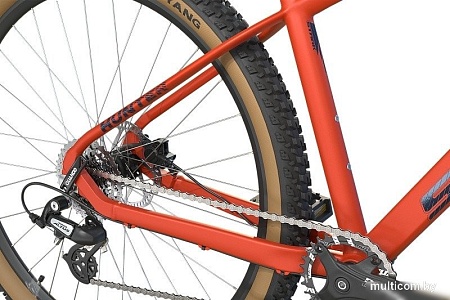 Велосипед Stark Hunter 29.2 HD р.21 2025 HQ-0017833 (оранжевый матовый/грозовой, разобранный)