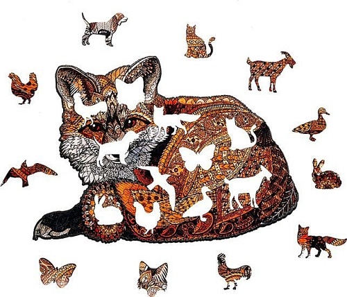 Пазл Dream Woods Лиса P-006 (100 эл)