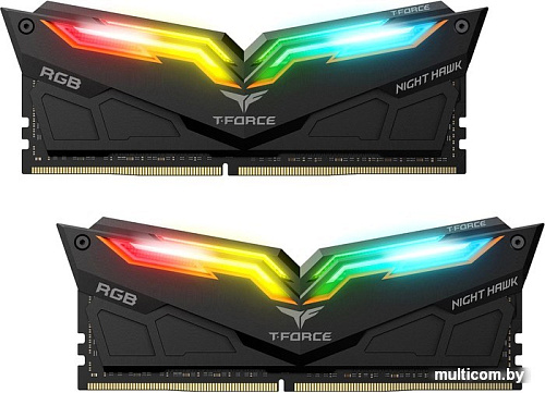 Оперативная память Team Night Hawk RGB Gen2 2x16ГБ DDR4 3600 МГц TF14D432G3600HC18JDC01