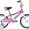 Детский велосипед Novatrack Novara 16 165ANOVARA.LC20 (фиолетовый/белый)