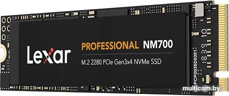 SSD Lexar Professional NM700 256GB LNM700-256RB