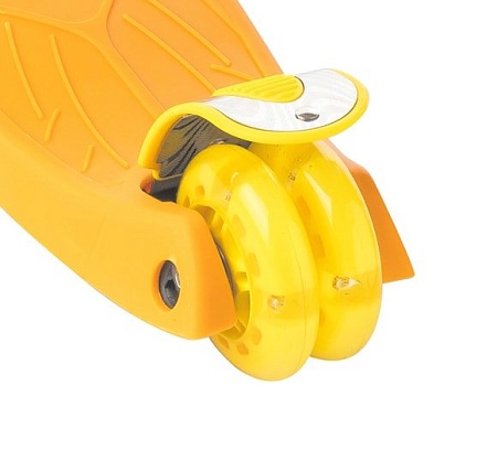 Самокат Sundays KB02D (оранжевый/желтый)