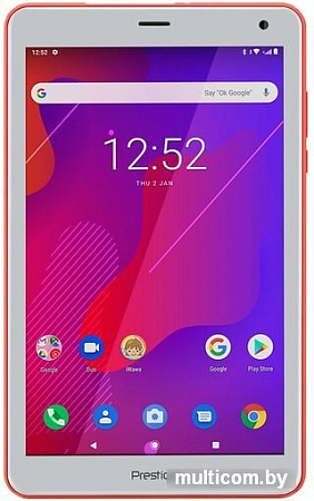 Планшет Prestigio Q Pro PMT4238_4G_D_RD (коралловый)