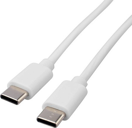 Кабель Rexant 18-1830 USB Type-C - USB Type-C (1 м, белый)
