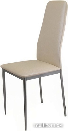Стул Гальваник Вест (эмаль серебро/ВВ 2 бенгал бежевый)
