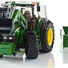 Bruder John Deere 7930 with frontloader and trailer 03055