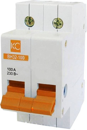 Выключатель нагрузки КС ВН32-100 25А 2Р