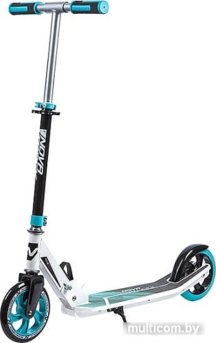 Самокат Novatrack Polis 160 Plastic (белый/голубой)