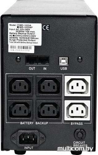 Источник бесперебойного питания Powercom Imperial IMP-1200AP 1200VA