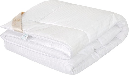 Одеяло АртПостель Облегченное 1.5сп 140x205 5114 (страйп-сатин/лебяжий пух)