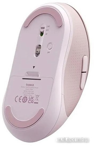 Мышь Baseus F02 Ergonomic Wireless Mouse (розовый)