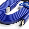 Кабель Meki GH-T-3BE HDMI - HDMI (3 м, синий)