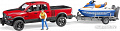 Bruder RAM 2500 Power Wagon including trailer 02503