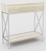 Консольный стол Hype Mebel Лесс 100x40 (белый/древесина белая)
