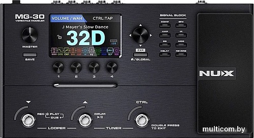 Гитарный процессор эффектов NUX MG-30