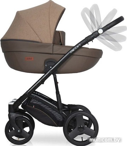 Универсальная коляска Riko Aicon Pastel (3 в 1, 02 лаванда)