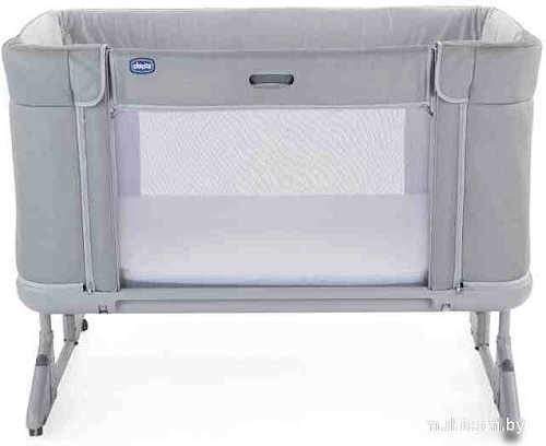 Приставная детская кроватка Chicco Next2Me Forever (ash grey cross coll)
