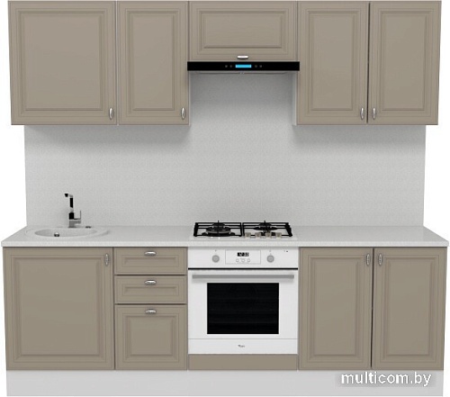 Шкаф напольный Горизонт Ева 60 (мокко софт)