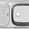 Кухонная мойка Ukinox CLM760.435 GW6K 1R (с сифоном)