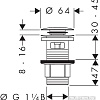 Донный клапан Hansgrohe 50105000