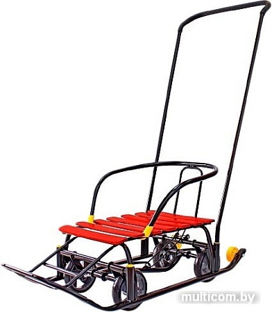 Санки Galaxy Black Auto (черный/красный)