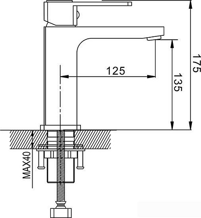 Смеситель Shevanik S9701T