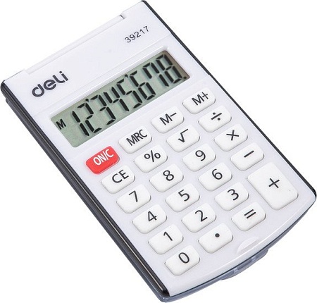 Калькулятор Deli E39217/BLACK