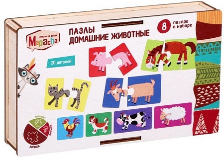 Мозаика/пазл Mapacha Домашние животные 962046 (8шт)