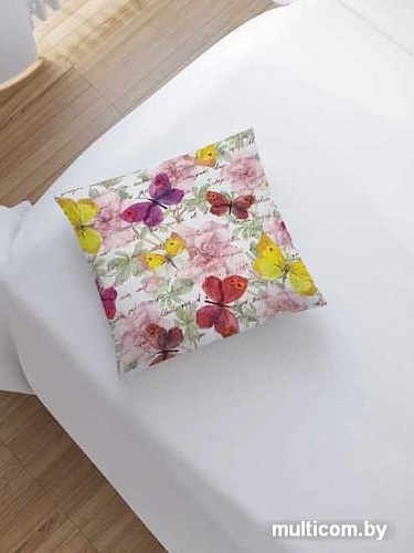 Чехол на подушку JoyArty Письмо в бабочках sl_11030