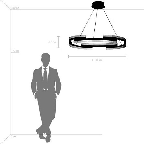 Припотолочная люстра Lightstar Rotonda 736333