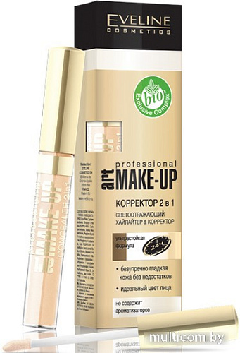 Консилер Eveline Cosmetics Art Professional Make-Up 04 Light 2 в 1 7 мл