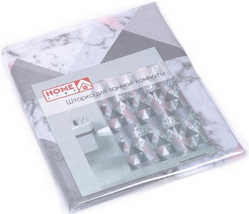 Шторка-занавеска для ванны Home Line 58AMT21563