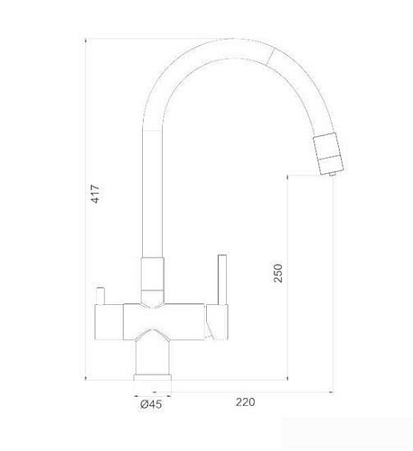 Смеситель Gappo G4398-39