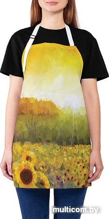 Фартук JoyArty Подсолнухи на рассвете ap_14832